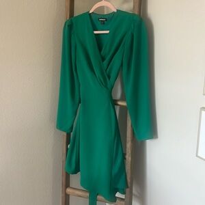 Express green dress.